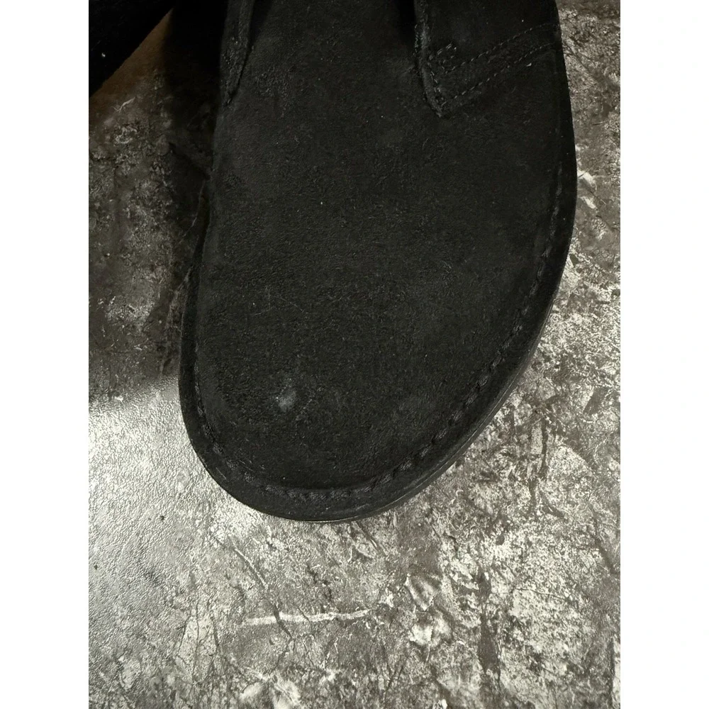Clark's Collection‎ Mens Shepton Chukka Desert Black Suede Boots Sz 10M